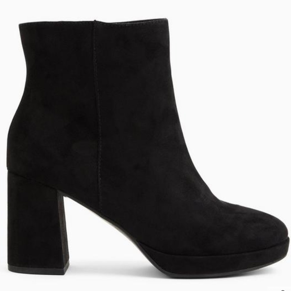 TORRID PLATFORM BLACK BOOTIE